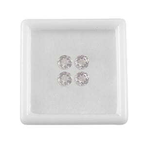 Rose Quartz Set of 4 (Rnd 7 mm) 4.69 ctw