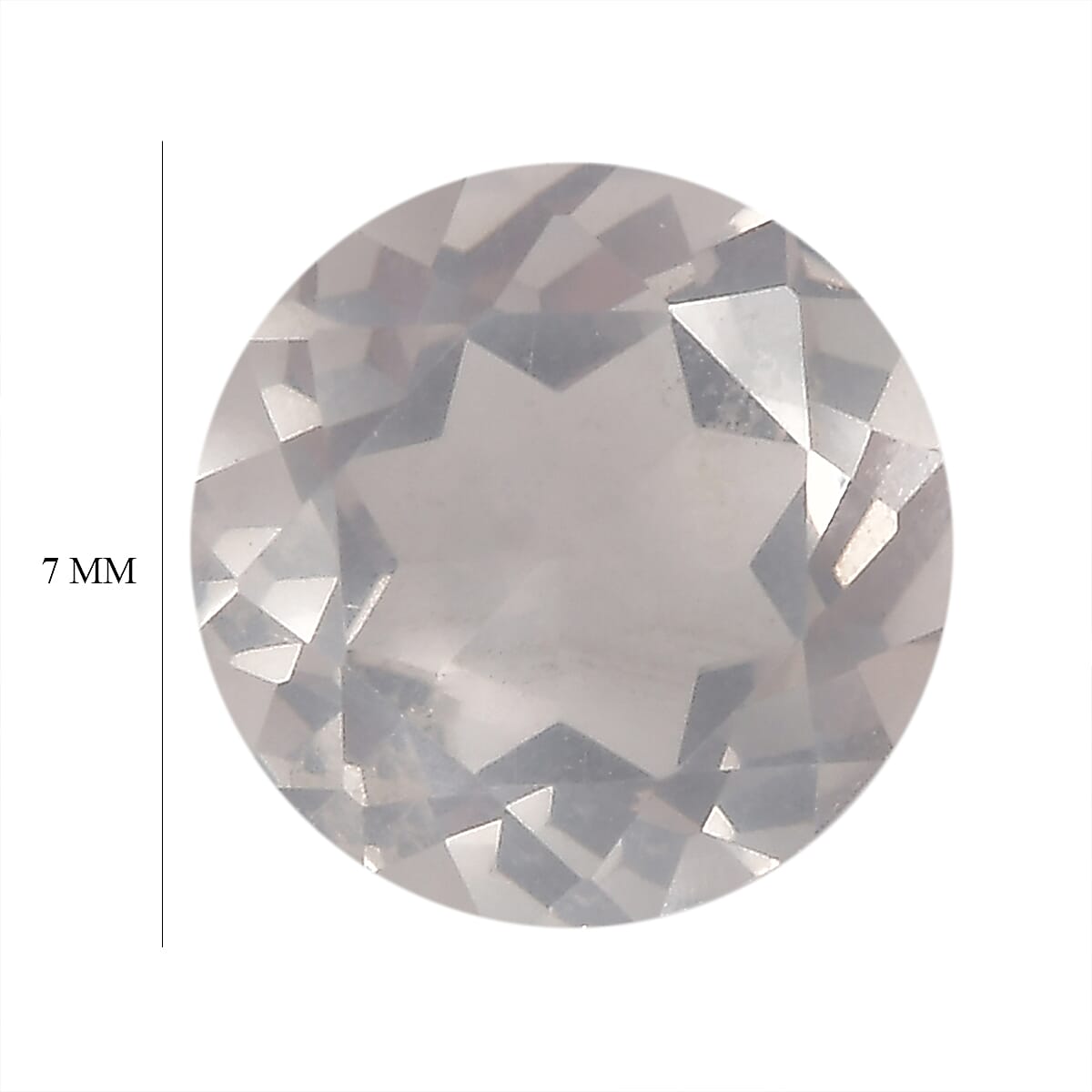 Rose Quartz Set of 4 (Rnd 7 mm) 4.69 ctw image number 3