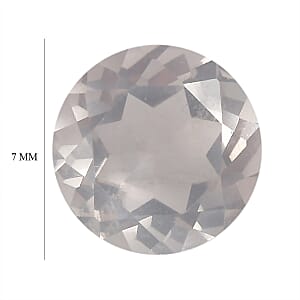 Rose Quartz Set of 4 (Rnd 7 mm) 4.69 ctw