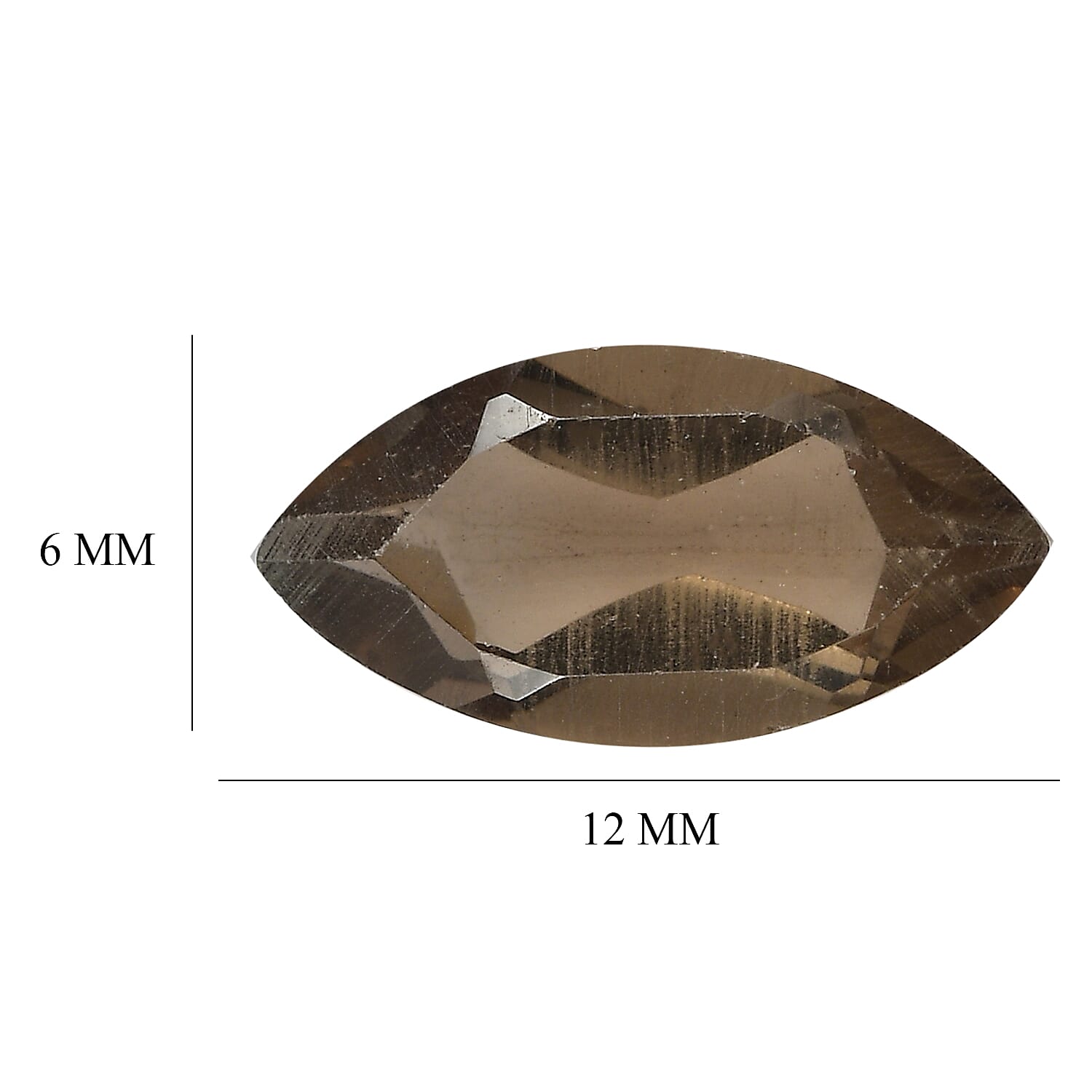 Smoky Quartz (Mrq 12x6 mm) 1.29 ctw