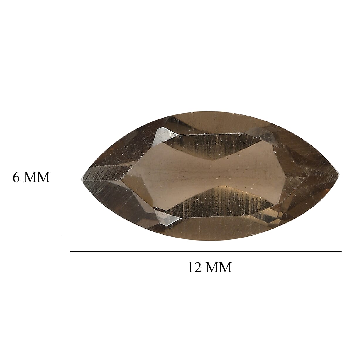 Smoky Quartz (Mrq 12x6 mm) 1.29 ctw image number 3