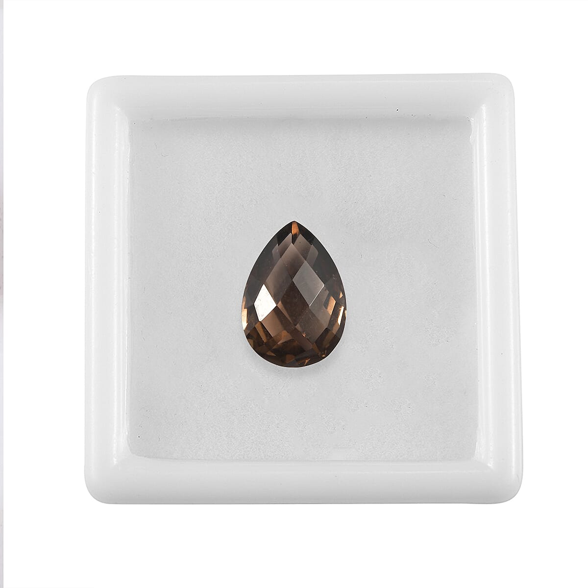 Premium Smoky Quartz (Pear 14x10 mm) 4.50 ctw