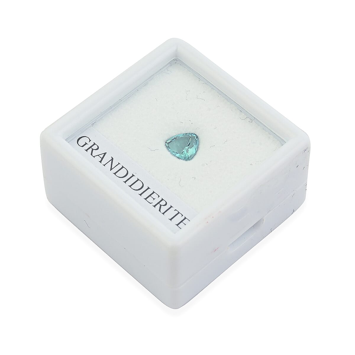 Gem Hunter Collection Certified and Appraised AAAA Grandidierite (Trl Free Size) 0.42 ctw