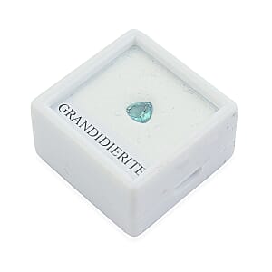 Gem Hunter Collection Certified and Appraised AAAA Grandidierite (Trl Free Size) 0.42 ctw
