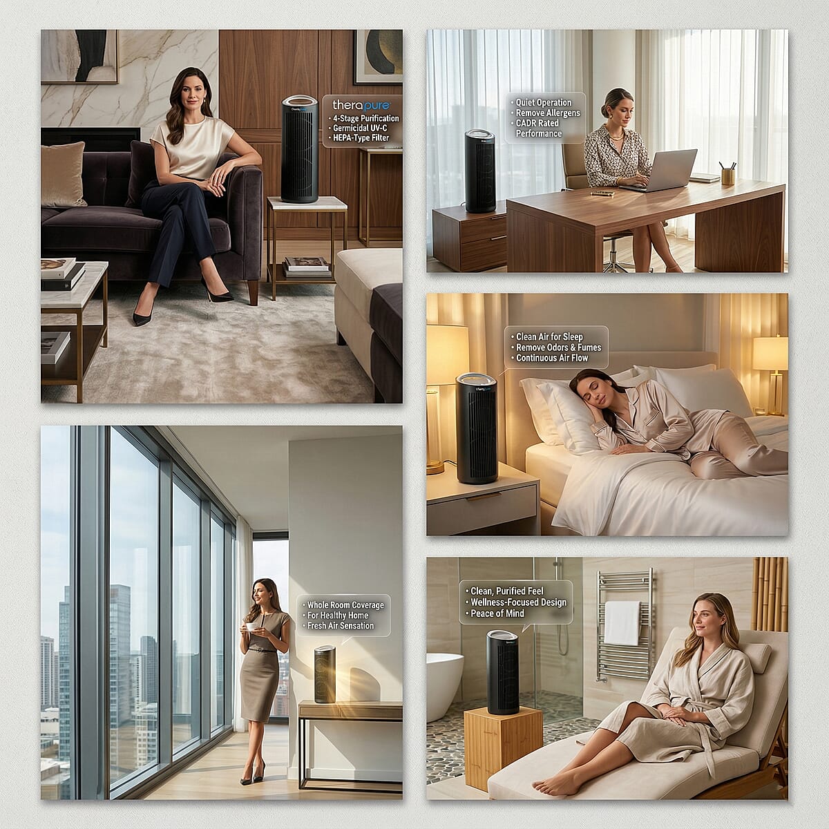 Thera Pure by Envion HEPA Air Purifier with UV Light Technology (Ships in 8-10 Business Days) image number 2