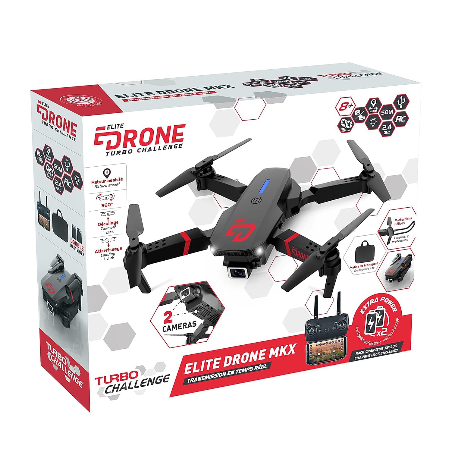 Turbo Challenge Elite Drone - Black