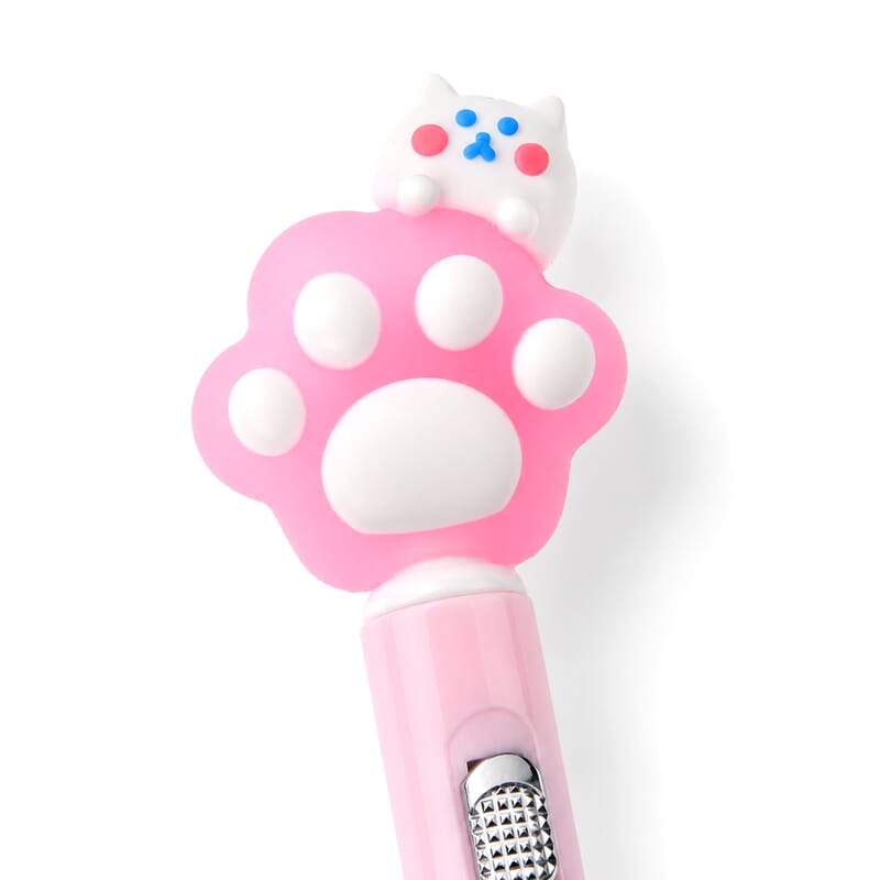 Livmore Multi Color Bear Paw Desing Set of 8 Pen Gift Set with RCB Light