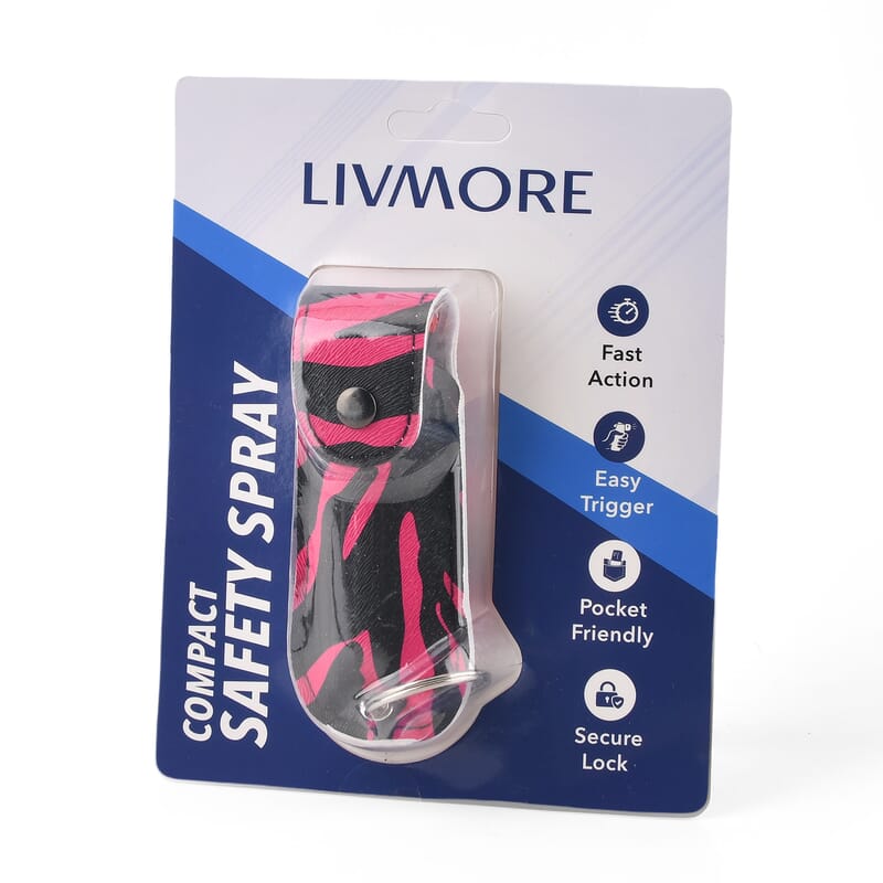 Livmore Pink Zebra Spray Gel Protect