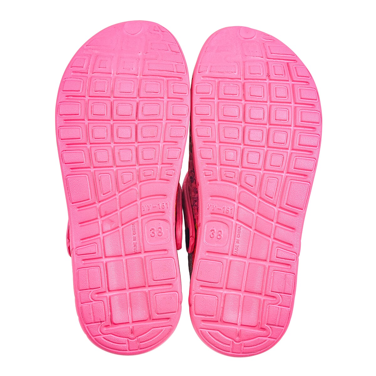 Royal Deluxe Fuchsia Pattern Strap Clogs-6 image number 4