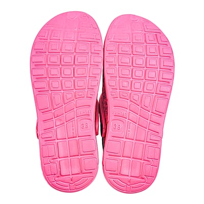 Royal Deluxe Fuchsia Pattern Strap Clogs-6