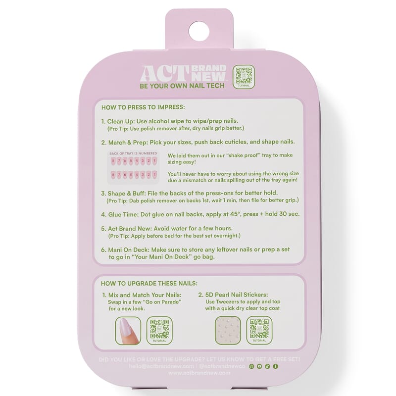 Act Brand New Play Innocent Nail Stickers