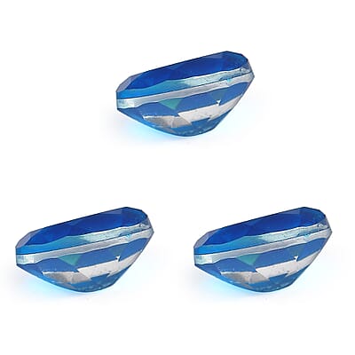 Caribbean Quartz Set of 3 (Ovl 7x5 mm) 2.33 ctw