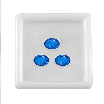 Caribbean Quartz Set of 3 (Ovl 7x5 mm) 2.33 ctw