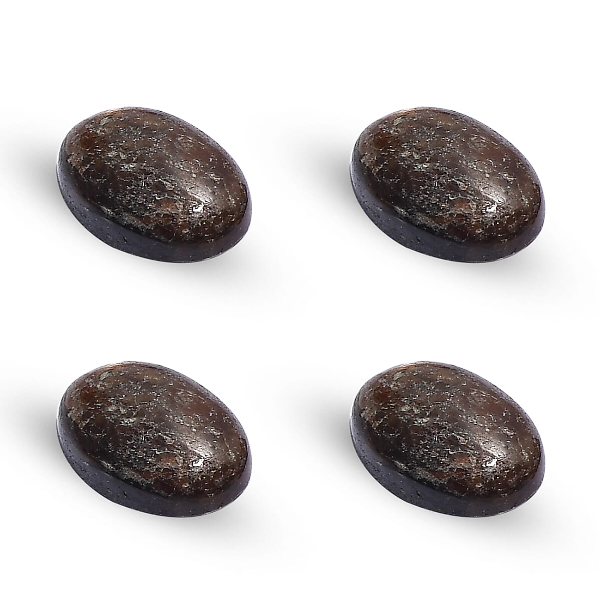 Chocolate Sapphire Set of 4 (Ovl 6x4 mm) 2.31 ctw