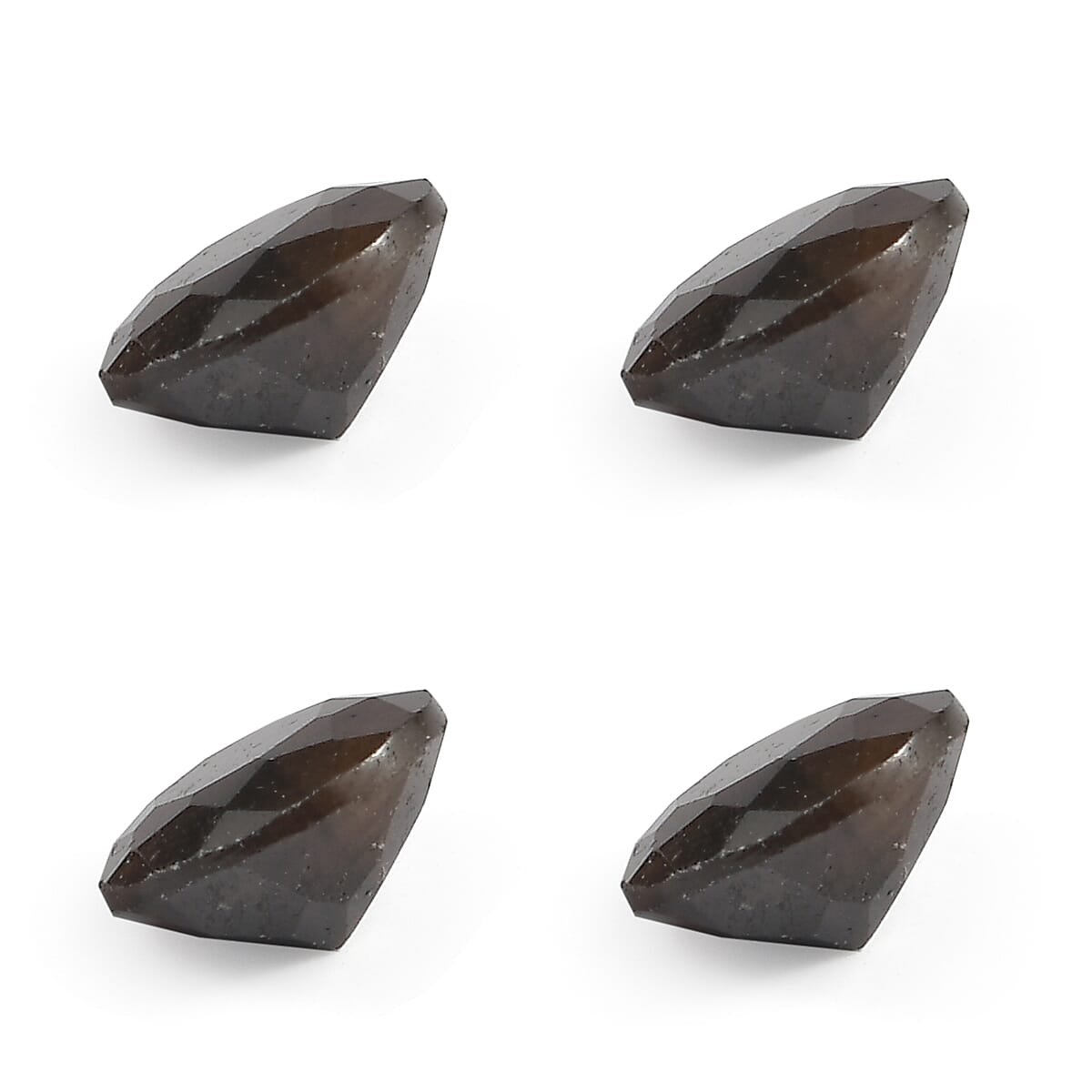 Chocolate Sapphire Set of 4 (Rnd 5 mm) 2.41 ctw