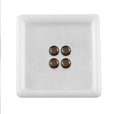 Chocolate Sapphire Set of 4 (Rnd 5 mm) 2.41 ctw