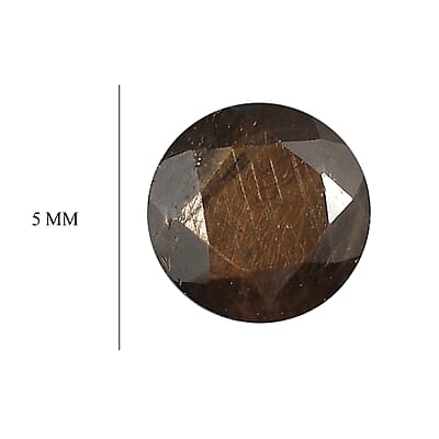 Chocolate Sapphire Set of 4 (Rnd 5 mm) 2.41 ctw