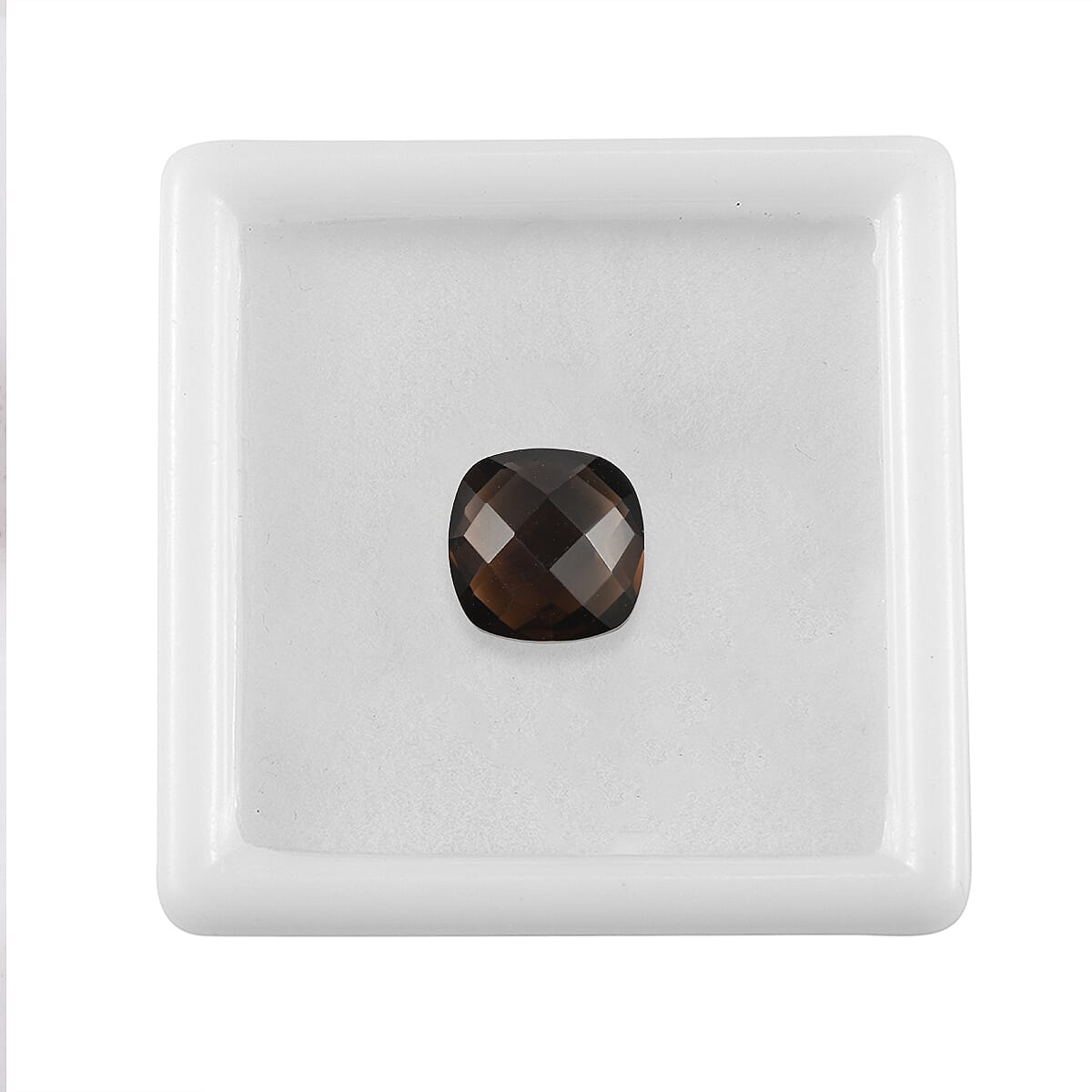Smoky Quartz (Cush 10x10 mm) 3.53 ctw