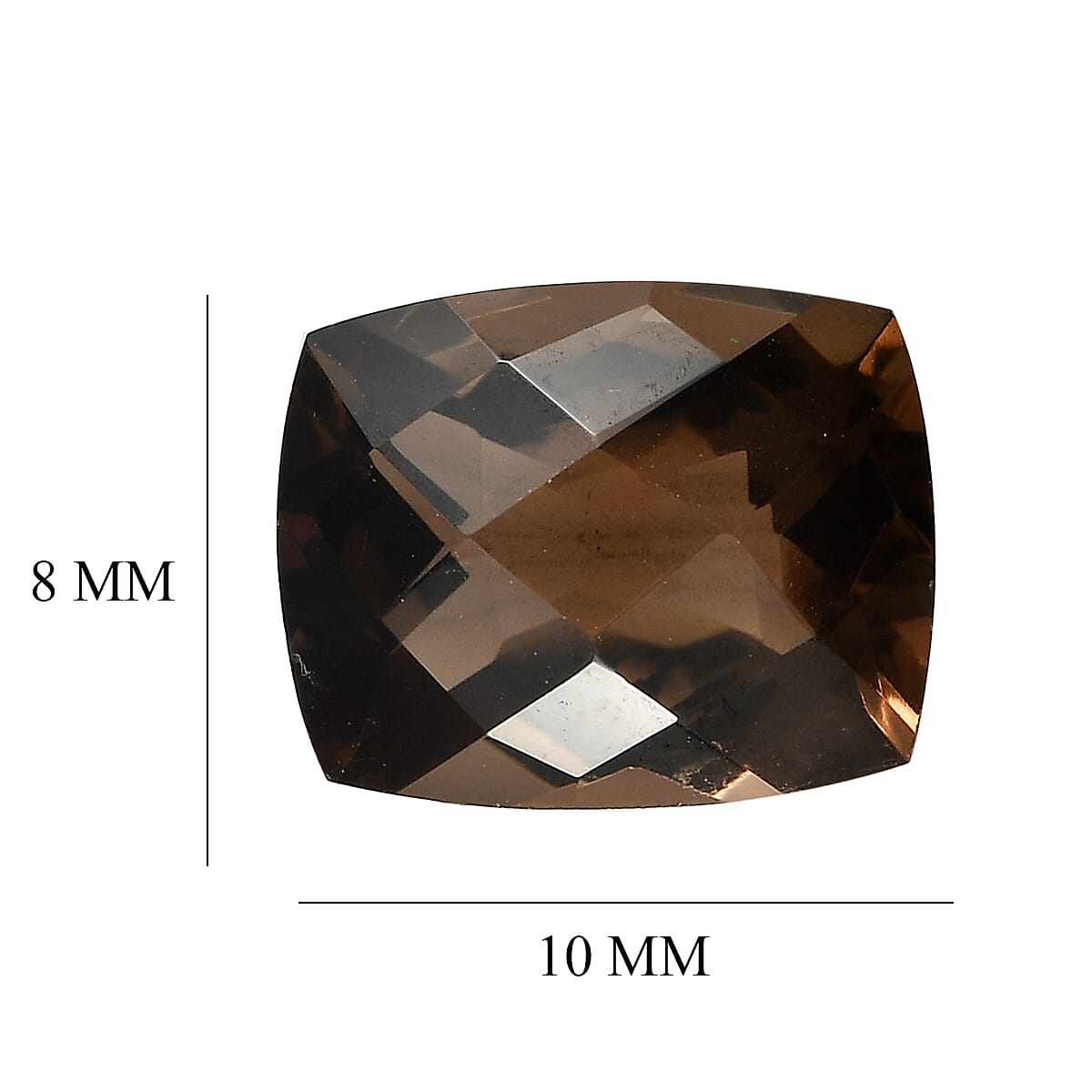Smoky Quartz (Cush 10x8 mm) 2.69 ctw