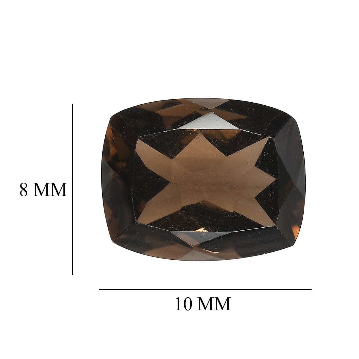 Premium Smoky Quartz (Cush 10x8 mm) 2.28 ctw
