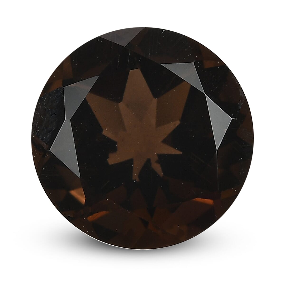 Smoky Quartz (Rnd 10 mm) 3.29 ctw