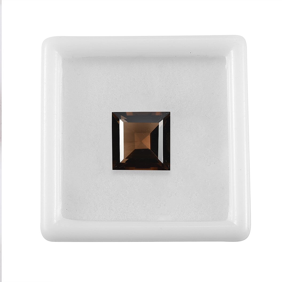 Smoky Quartz (Sqr 12 mm) 7.07 ctw