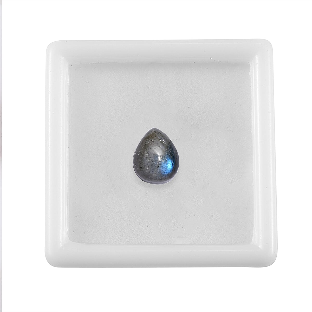 AAA Malagasy Labradorite (Pear 10x8 mm) 2.28 ctw