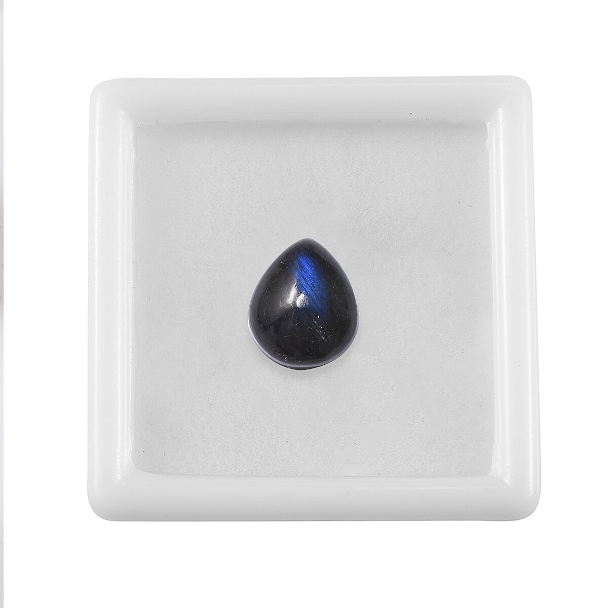 AAA Malagasy Labradorite (Pear 12x10 mm) 3.88 ctw