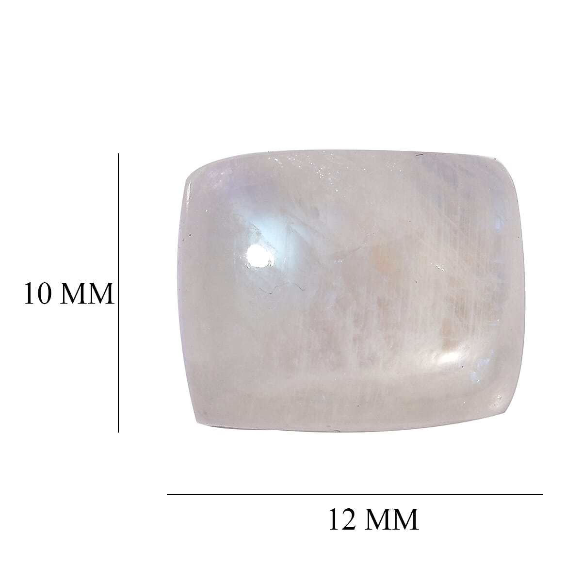 Rainbow Moonstone (Cush 12x10 mm) 4.67 ctw