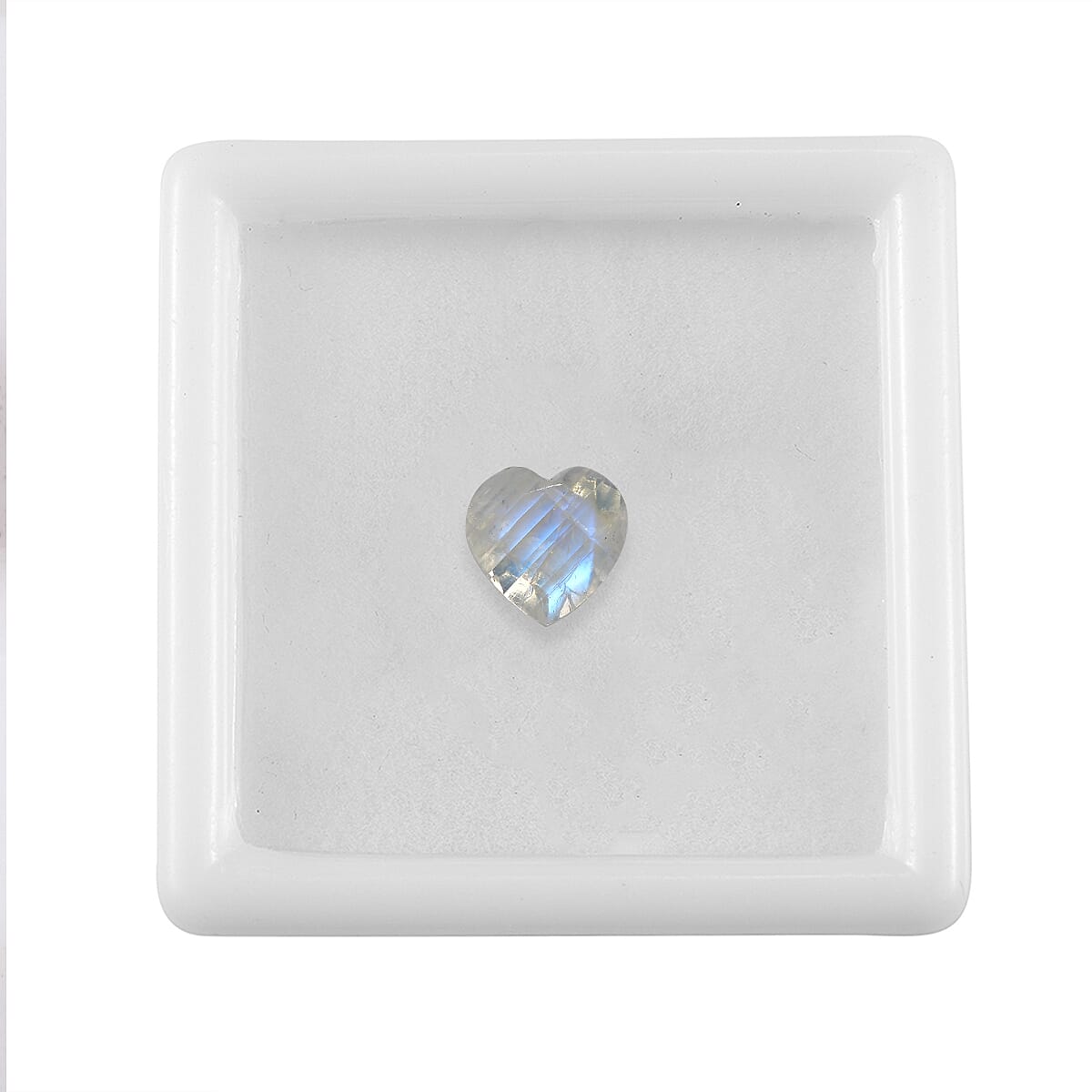 Rainbow Moonstone (Hrt 8 mm) 1.36 ctw