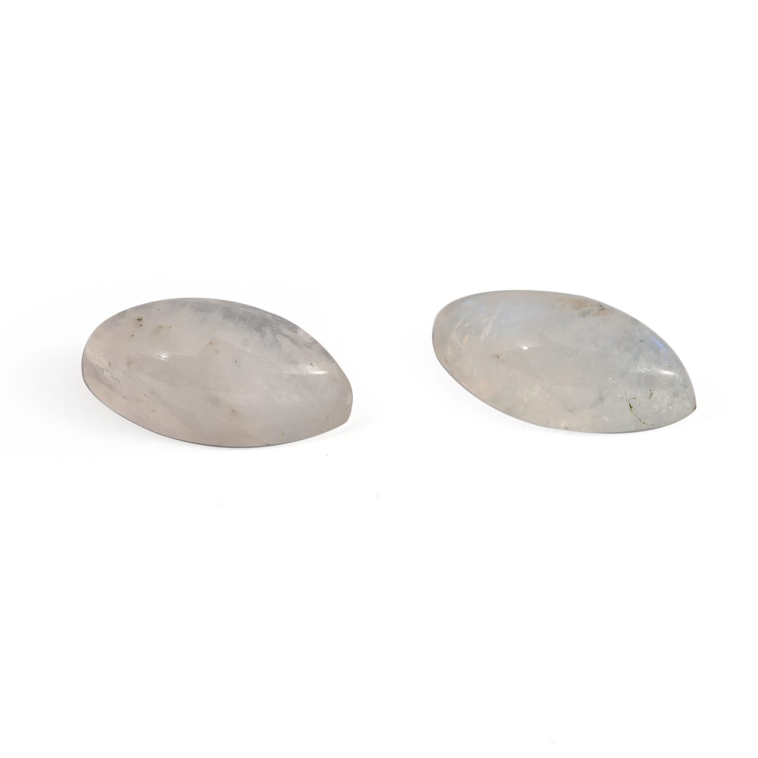 Rainbow Moonstone Set of 2 (Mrq 14x7 mm) 6.30 ctw