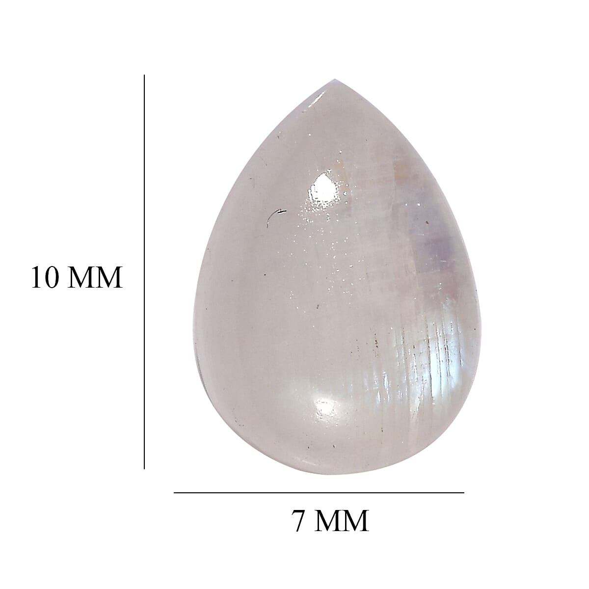 Rainbow Moonstone (Pear 10x7 mm) 1.92 ctw