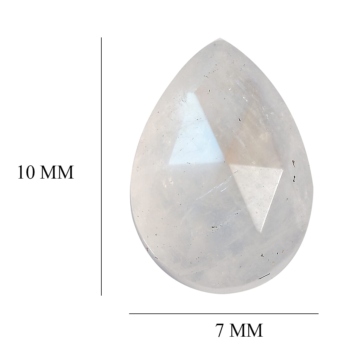 Rainbow Moonstone (Pear 10x7 mm) 1.51 ctw