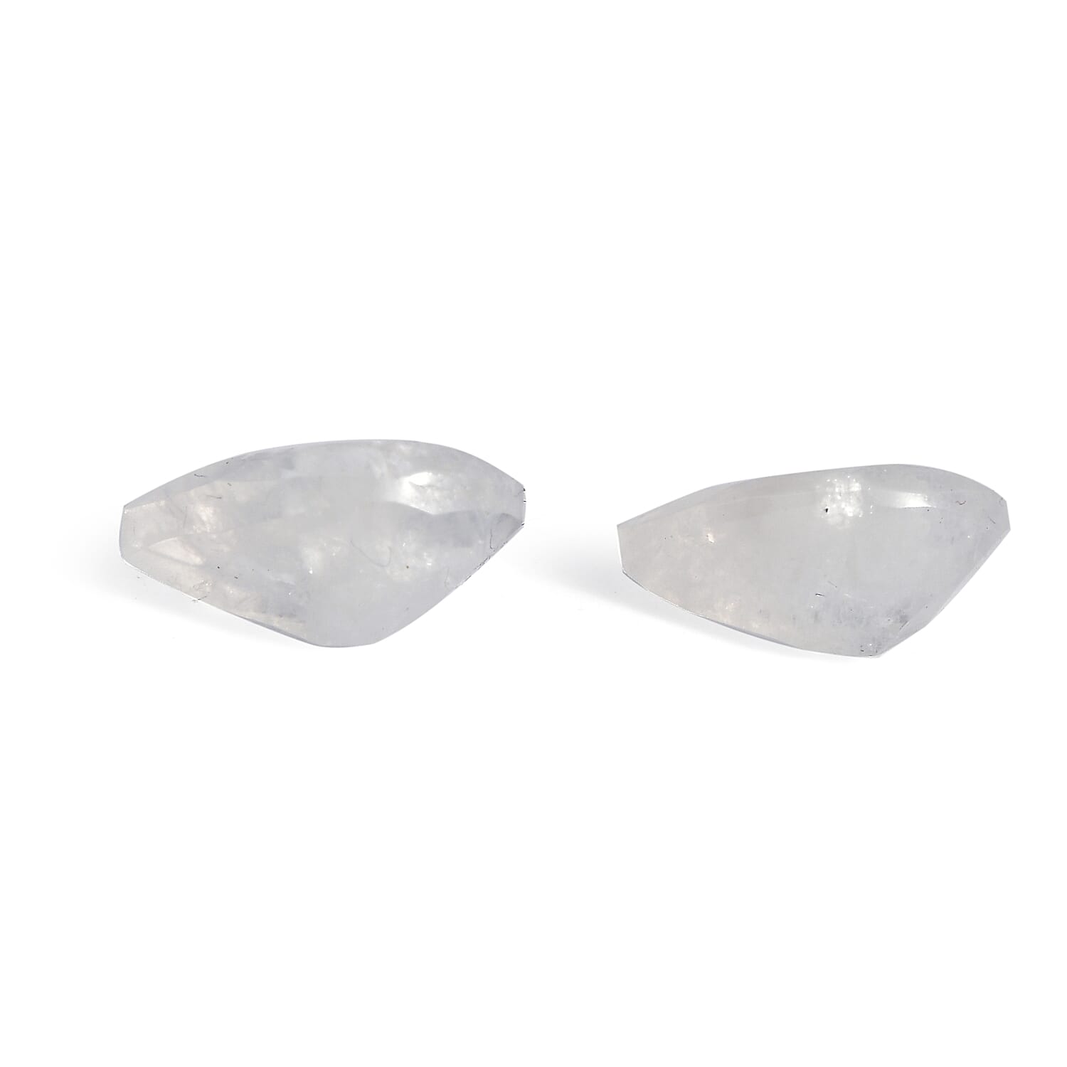 Rainbow Moonstone Set of 2 (Pear 9x7 mm) 2.88 ctw