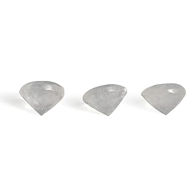 Rainbow Moonstone Set of 3 (Rnd 5 mm) 1.37 ctw