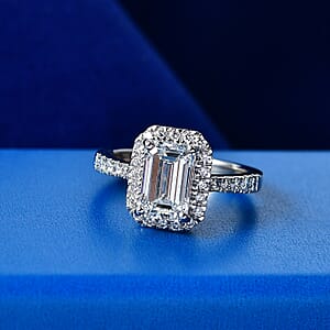 IGI Certified Luxuriant Lab Grown Diamond E-F VS 2.50 ctw Ring in 950 Platinum (Size 7.0) 5.81 Grams