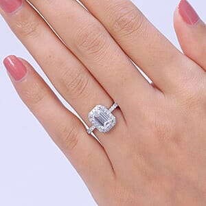 IGI Certified Luxuriant Lab Grown Diamond E-F VS 2.50 ctw Ring in 950 Platinum (Size 8.0) 5.81 Grams