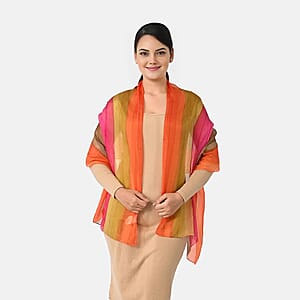 La Marey Multi Color Mulberry Silk Scarf
