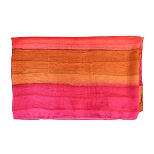 La Marey Pink Mulberry Silk Scarf