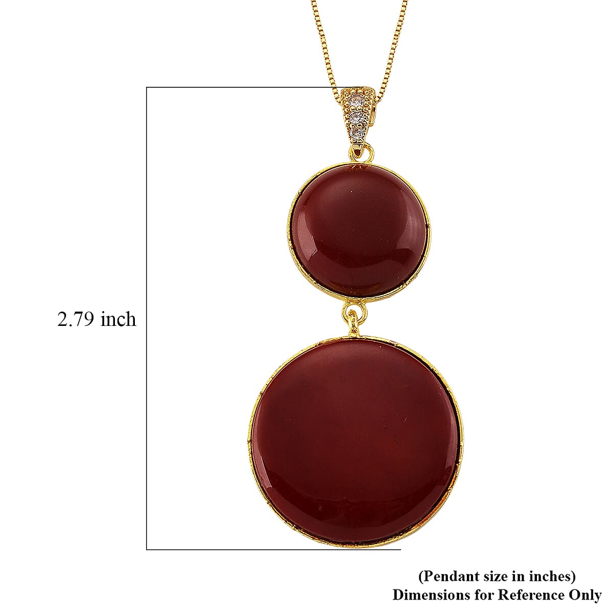 Coral Color Shell Pearl Beaded Necklace in Goldtone 18-20 Inches