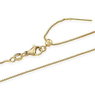 Green Aventurine and Simulated Diamond 20.20 ctw Necklace in Goldtone 18-20 Inches