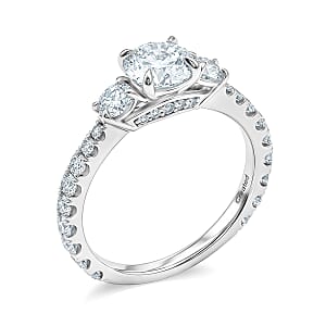 Lab Grown Diamond VS 2.00 ctw Ring in 14K White Gold (Size 8.0)