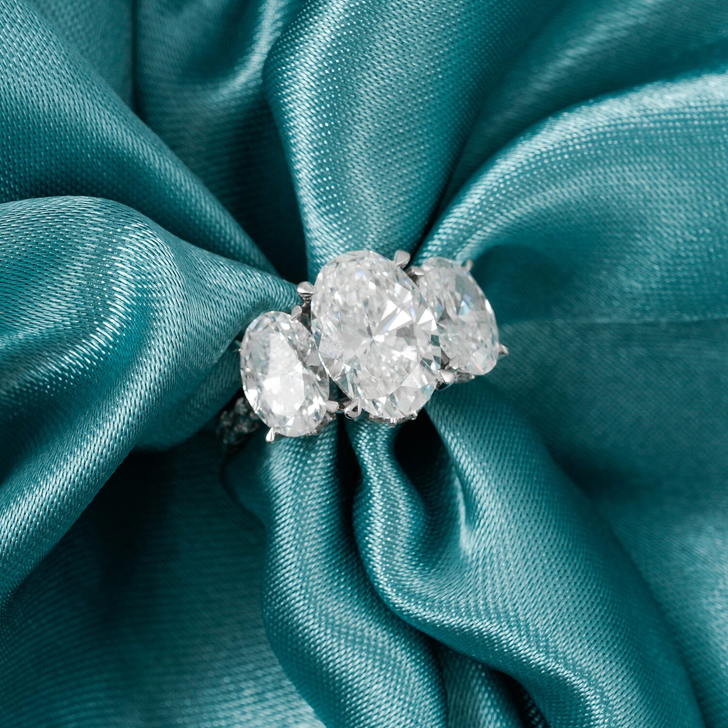 Lab Grown Diamond VS 7.75 ctw Ring in 14K White Gold (Size 6.0) 4.15 Grams