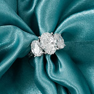 Lab Grown Diamond VS 7.75 ctw Ring in 14K White Gold (Size 7.0) 4.15 Grams