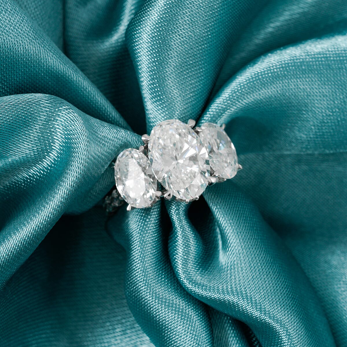 Lab Grown Diamond VS 7.75 ctw Ring in 14K White Gold (Size 8.0) 4.15 Grams image number 1