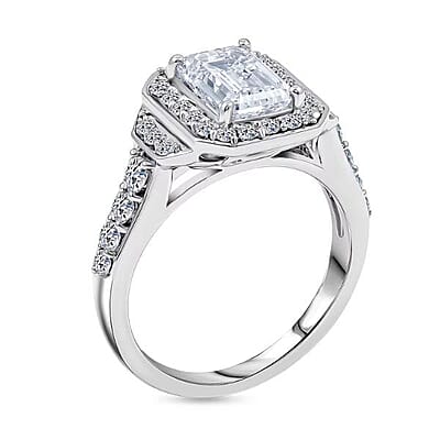 Lab Grown Diamond VS 2.75 ctw Ring in 14K White Gold (Size  5.0)  5.55 Grams