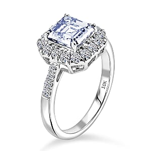 SGL Certified Luxuriant Lab Grown Diamond E-F VS 2.60 ctw Ring in 10K White Gold (Size 7.0)