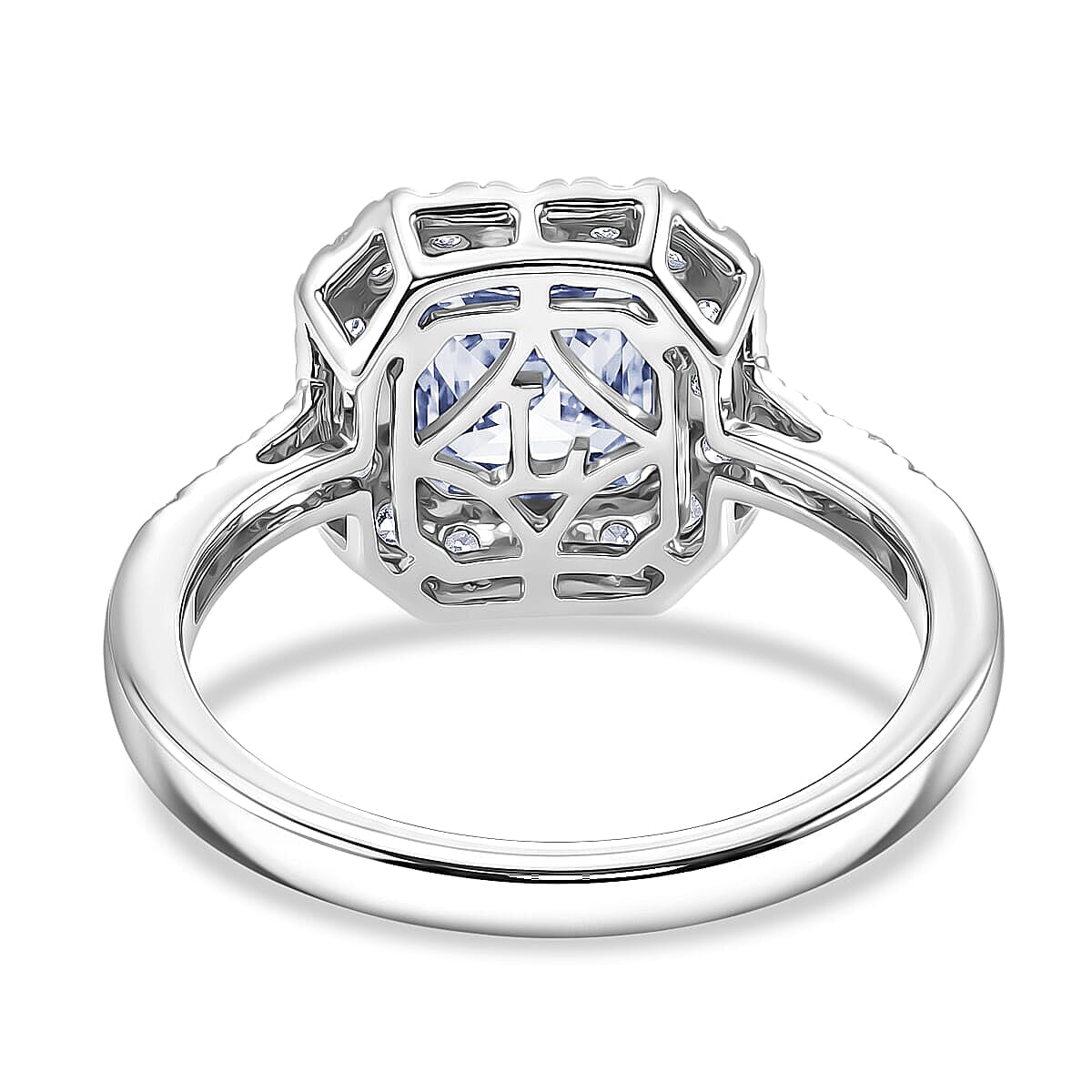 SGL Certified Luxuriant Lab Grown Diamond E-F VS 2.60 ctw Ring in 10K White Gold (Size 7.0)