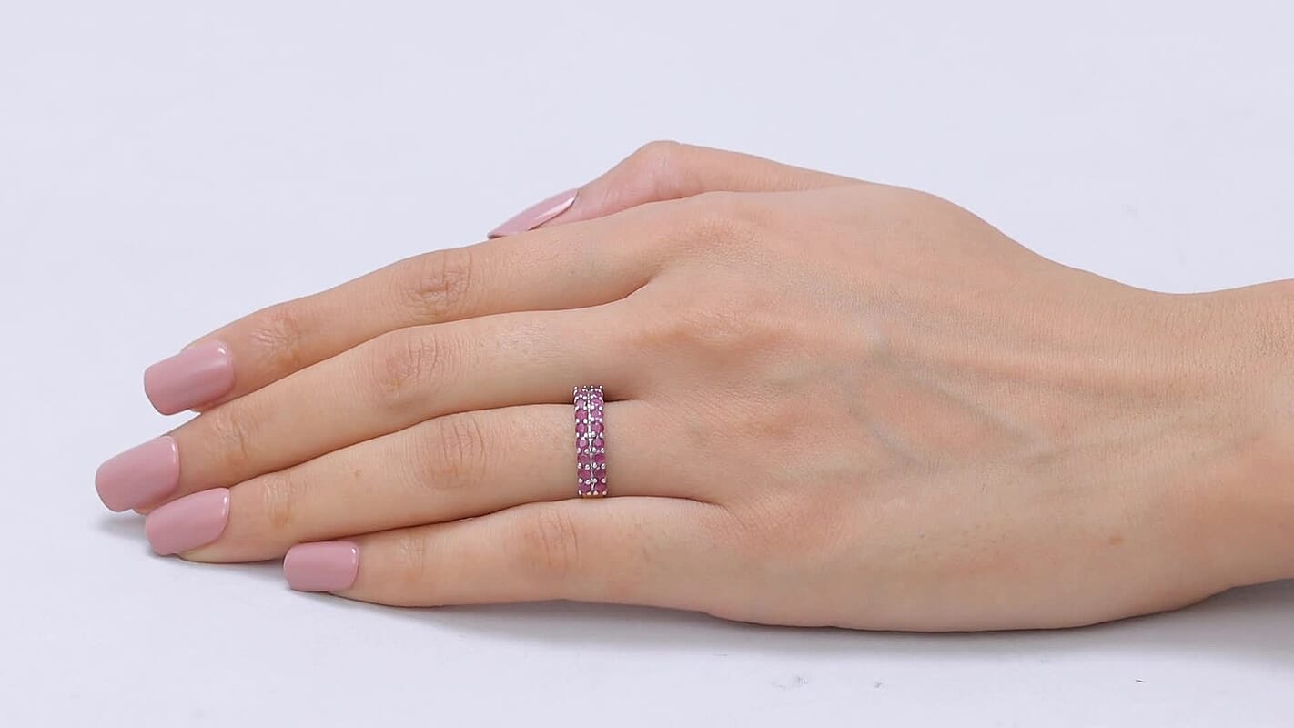 EverTrue Ruby Ring in Platinum Bond (Size 10.0) 1.30 ctw