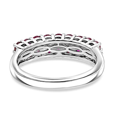 EverTrue Ruby 1.30 ctw Ring in Platinum Bond (Size 7.0)